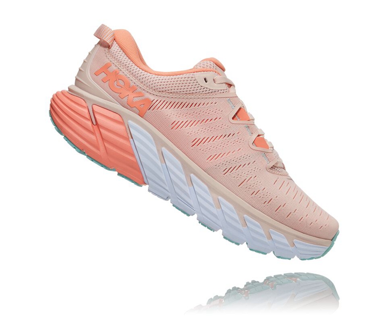 Hoka Road Running Shoes USA Website Sale Gaviota 3 Womens Orange